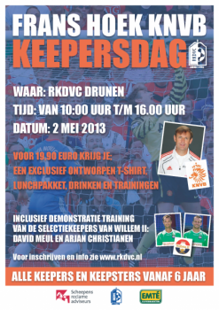 Frans Hoek Keeperspromotiedag 2013